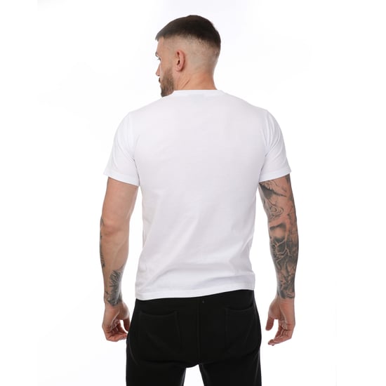 Men's One True Saxon Station T-Shirt in White - Image 2