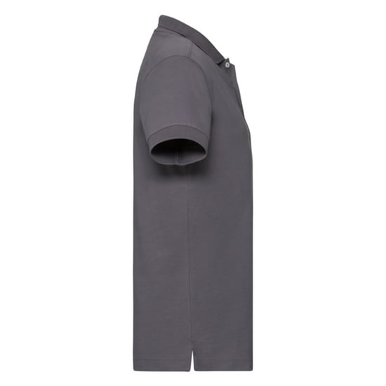 Russell Mens Stretch Fitted Polo Shirt (Convoy Grey Solid) - Image 3