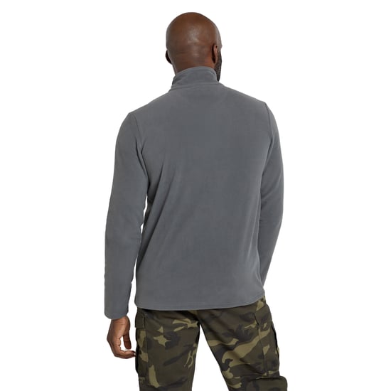 Mountain Warehouse Mens Camber II Half Zip Fleece Top (Grey) - Image 2