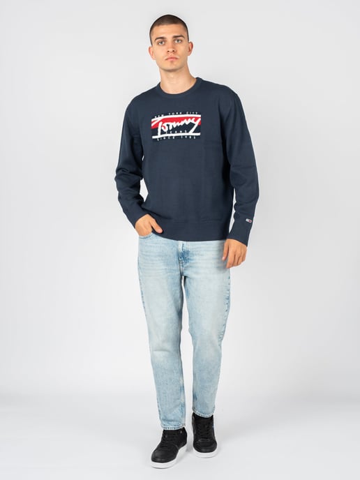 Tommy Jeans Pullover Men's Blue
