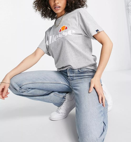 Ellesse Womens Boyfriend T-Shirt In Grey - Image 4