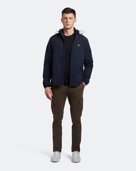 Lyle & Scott Plain Long Sleeve T-Shirt in Black - Image 3
