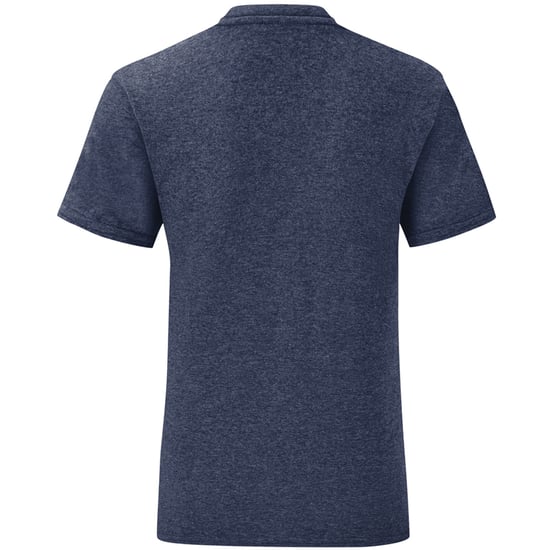 Fruit Of The Loom Mens Iconic T-Shirt (Pack of 5) (Heather Navy) - Image 2