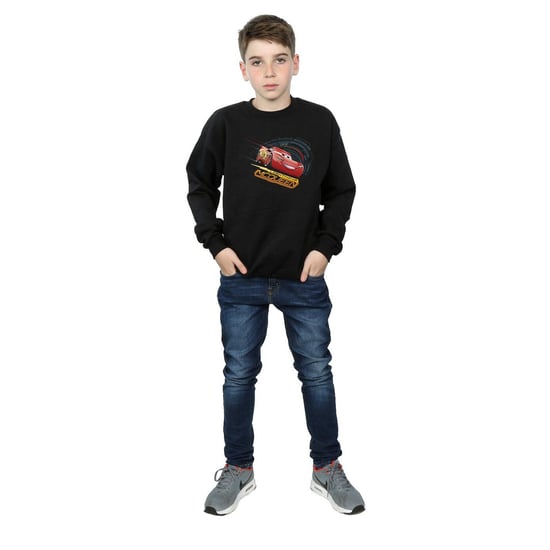 Disney Boys Cars Lightning McQueen Sweatshirt (Black) - Image 4