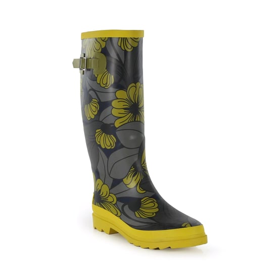Regatta Womens/Ladies Orla Kiely Floral Wellington Boots (Heligan Yellow)