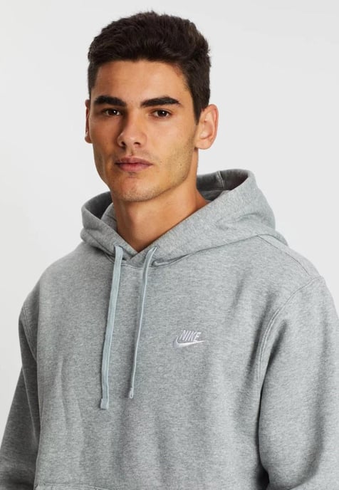 Sudadera con capucha de tejido polar en gris Sportswear para hombre Nike - Image 3