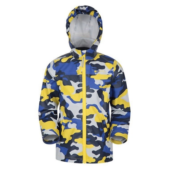 Mountain Warehouse Childrens/Kids Raindrop Camo Waterproof Jacket And Trousers Set (Pale Yellow)