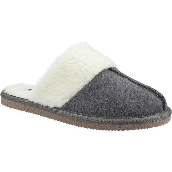 Hush Puppies Womens/Ladies Arianna Suede Slippers (Grey) - Image 1