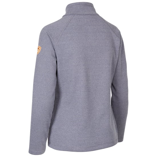 Trespass Womens/Ladies Olga Leather Fleece Top (Denim Blue Marl)
