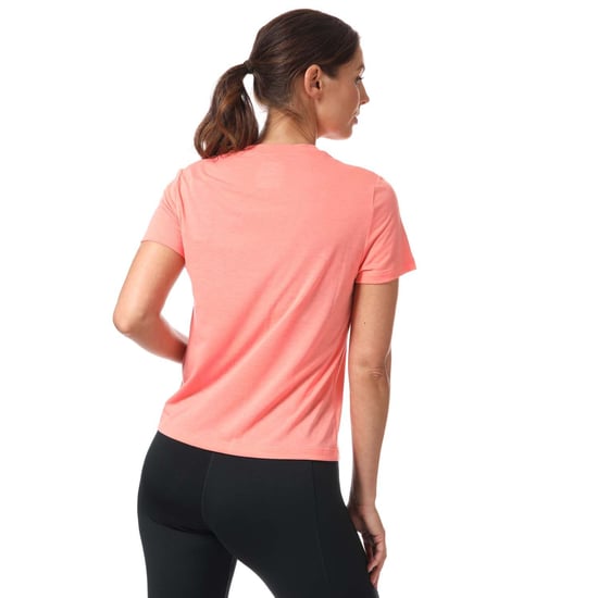 Women's Reebok Workout Ready Supremium Big Logo T-Shirt in Coral