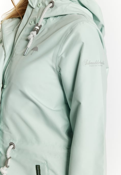 Schmuddelwedda raincoat women pastel mint - Image 5
