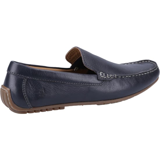 Hush Puppies Ralph Leather Men's Navy Boat Shoes - Image 2
