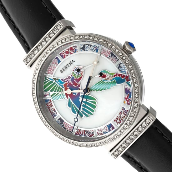 Reloj de cuero con banda de nácar Bertha Emily - Image 3