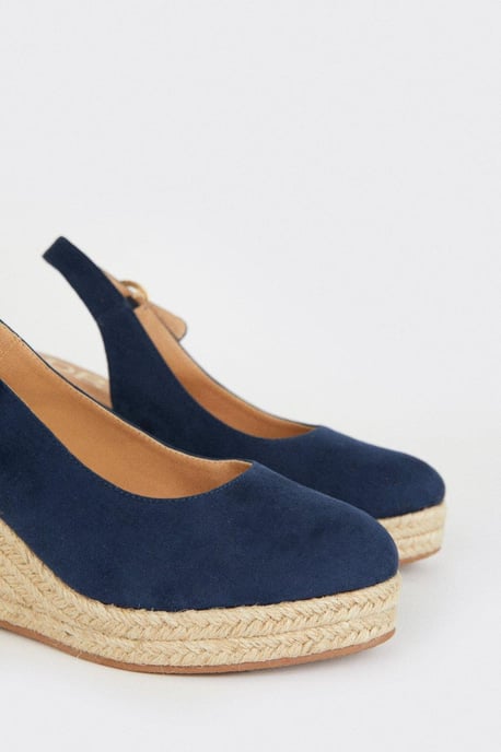 Wide Fit Riya Slingback Wedges - Image 4