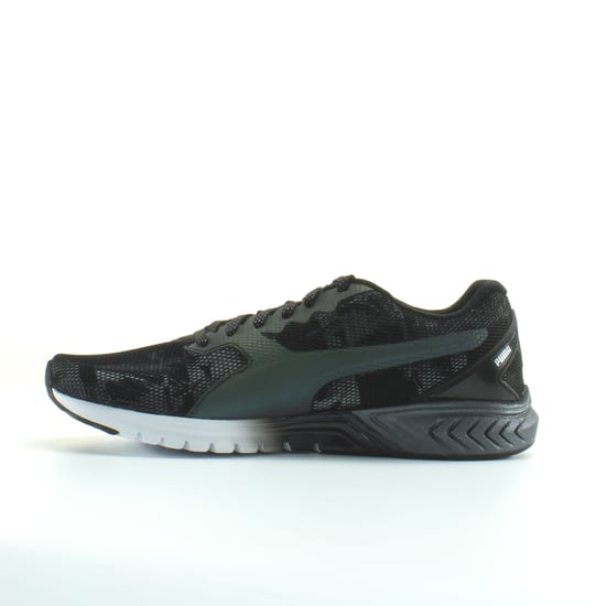 Puma Ignite Dual Swan Black Textile Womens Lace Up Trainers 189489 01