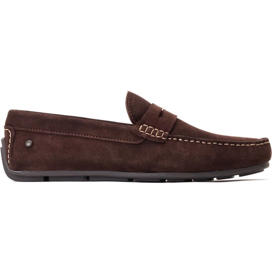 Base London Collins Leather Men's Dark Brown Loafers - Image 5