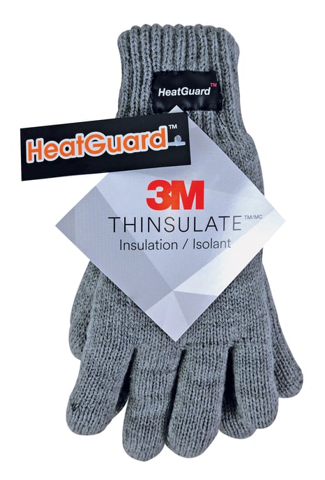 Thinsulate - Guantes de punto para niños - Guantes térmicos de invierno para niños - Gris - Image 2