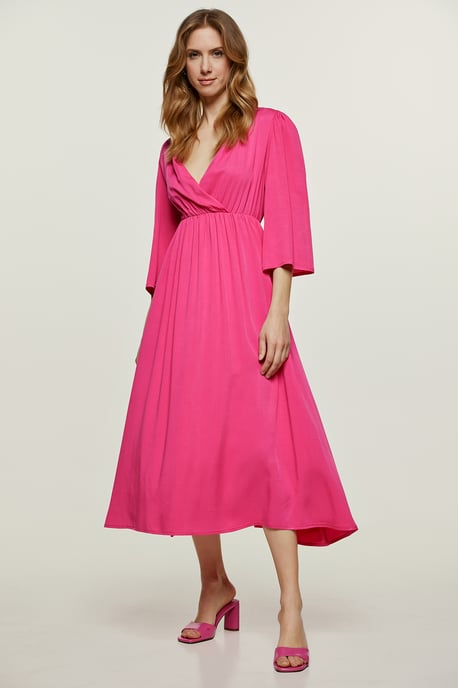 Vestido Corte Imperio Fucsia - Image 1