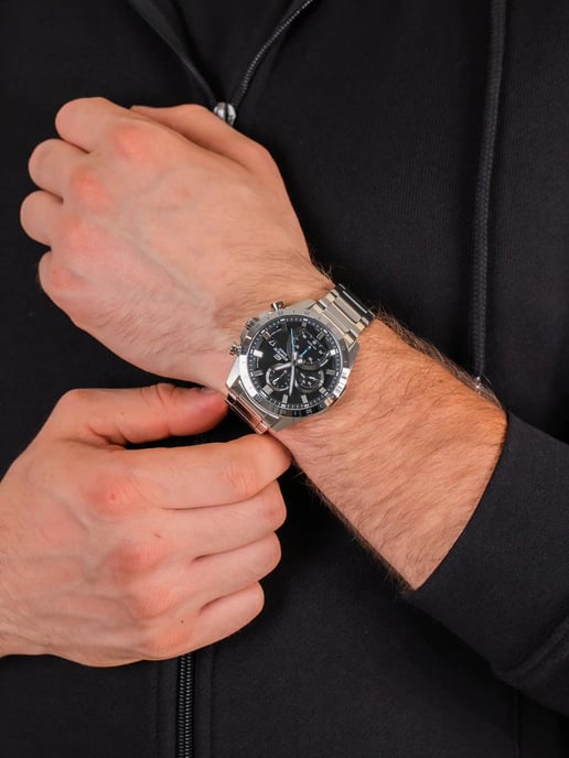 Casio Edifice Men's Silver Watch EFR-571D-1AVUEF - Image 5