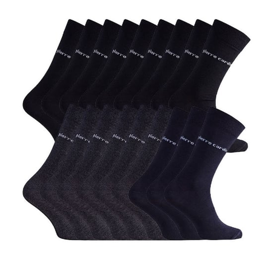 Business socks 18 pairs in BLACK (9x), ANTHRACITE (6x) and NAVY (3x)