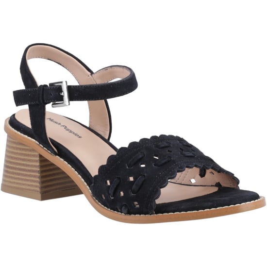 Hush Puppies Lacie Suede Women's Black Sandals - Image 1
