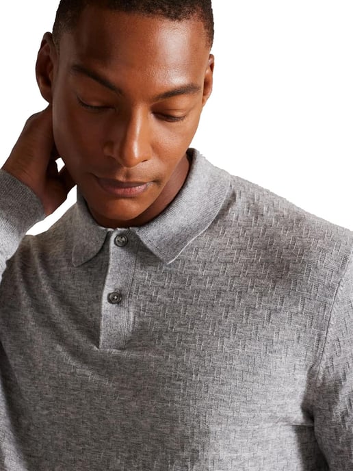 Ted Baker Polo de punto de manga larga para hombre - Morar - Image 3