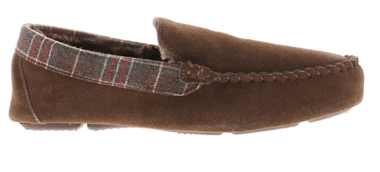 Hush Puppies Zapatillas de Casa para Hombre Moccasin Andreas de Cuero Suede Marrón - Image 2