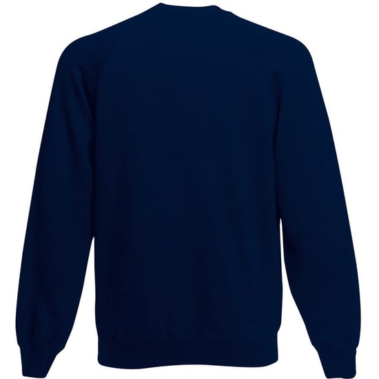 Fruit Of The Loom Childrens Unisex Raglan Sleeve Sweatshirt (Pack of 2) (Deep Navy) - Image 2