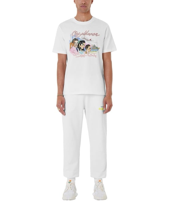 Casablanca La Liaison Camiseta en Blanco - Image 1