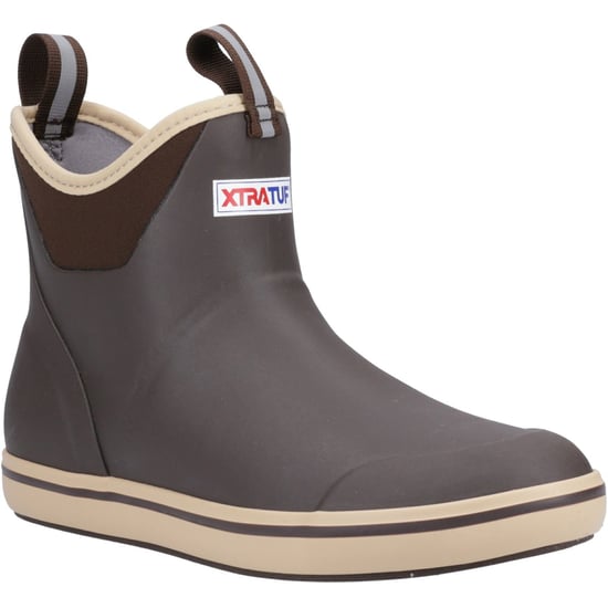 Xtratuf Ankle Deck Rubber Chocolate/Tan Wellington Boots - Image 1