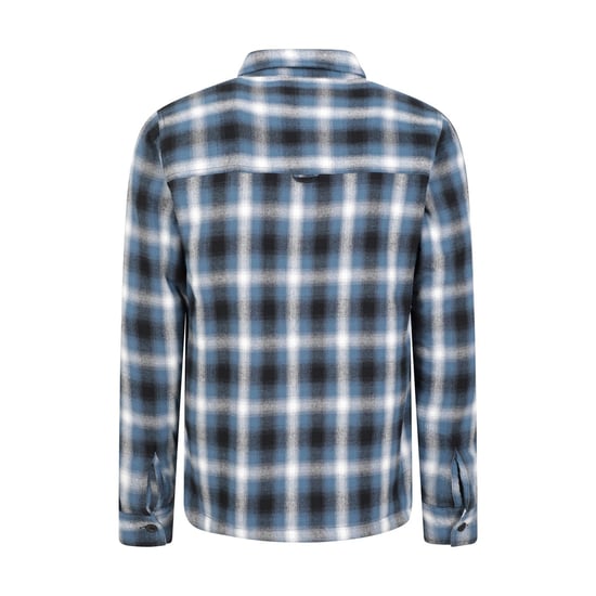 Mountain Warehouse Mens Stream II Flannel Lined Shirt (Blue) - Image 2