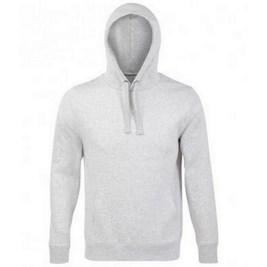SOLS Unisex Adults Spencer Hooded Sweatshirt (Ash) - Image 1