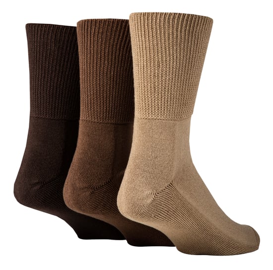Calcetines de Bambú Extra Anchos para Diabéticos de IOMI | 3 Pack | 4 Colores - Image 1