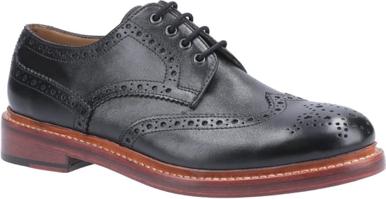 Quenington Leather Goodyear Welt Lace Up Shoe - Image 1