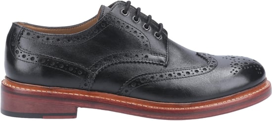 Quenington Leather Goodyear Welt Lace Up Shoe - Image 4