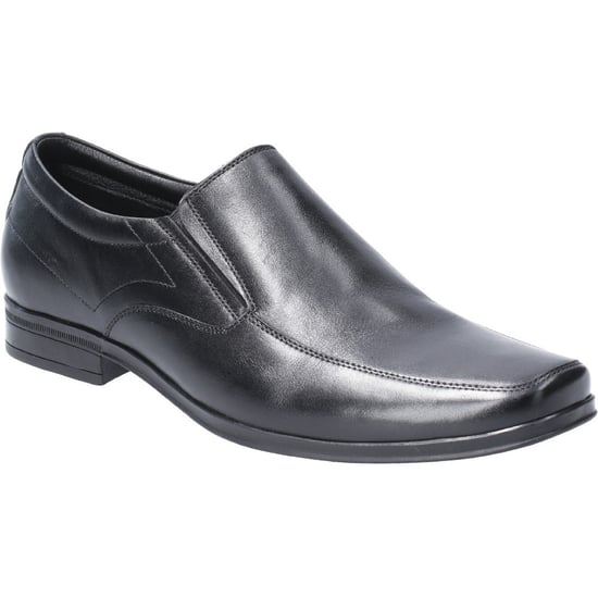Hush Puppies Mens Billy Slip On Light Leather Loafer Shoes - Image 1
