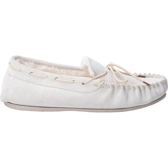 Hush Puppies Womens Allie Suede Faux Fur Lined Cozy Slippers - Image 2