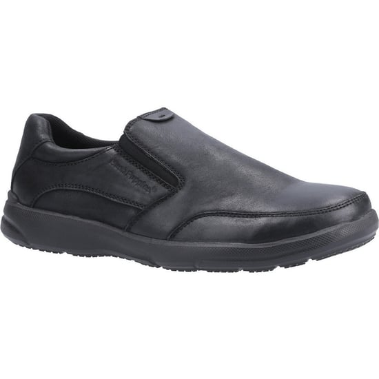 Hush Puppies Mens Aaron Slip On Leather Loafer Shoes - Image 1
