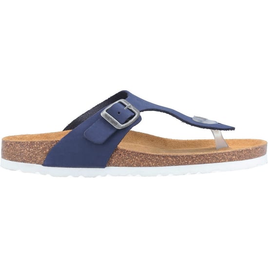 Hush Puppies Womens Kayla Leather Slip On Sandals - Image 2