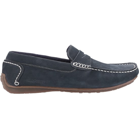 Hush Puppies Mens Roscoe Leather Slip On Loafer Shoes - Image 2