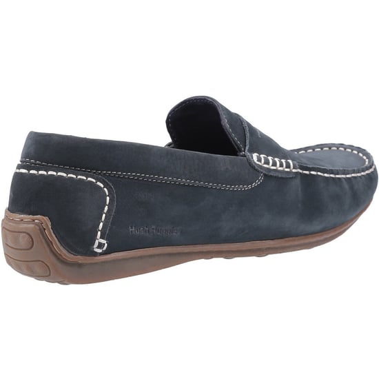 Hush Puppies Mens Roscoe Leather Slip On Loafer Shoes - Image 3