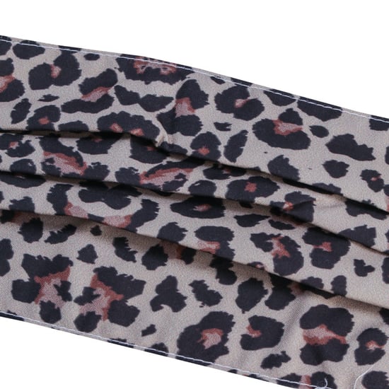 Brave Soul Leo Print Mask Tan One Size in Tan