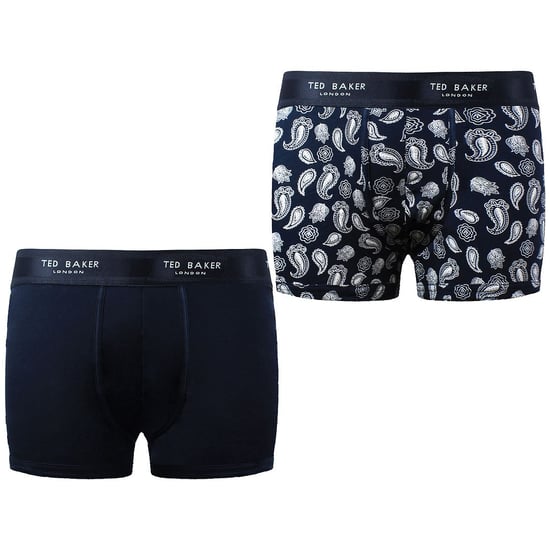 Ted Baker Claytt 2-Pack Mens Navy Modal Trunks