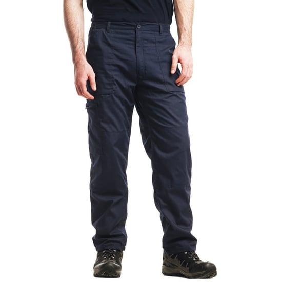 Regatta Mens New Lined Action Trouser (Short) / Pants (Navy Blue) - Image 2