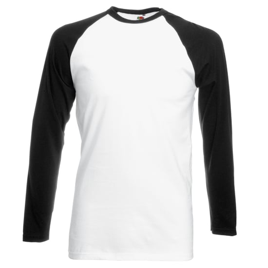 Fruit Of The Loom Mens Long Sleeve Baseball T-Shirt - Image 1