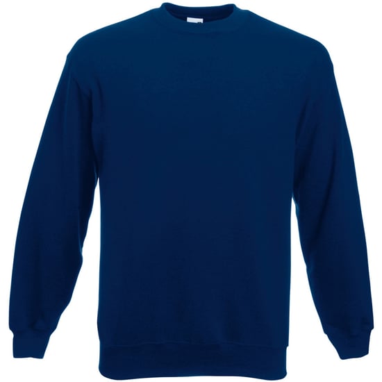 Fruit Of The Loom Mens Set-In Belcoro® Yarn Sweatshirt (Navy) - Image 1