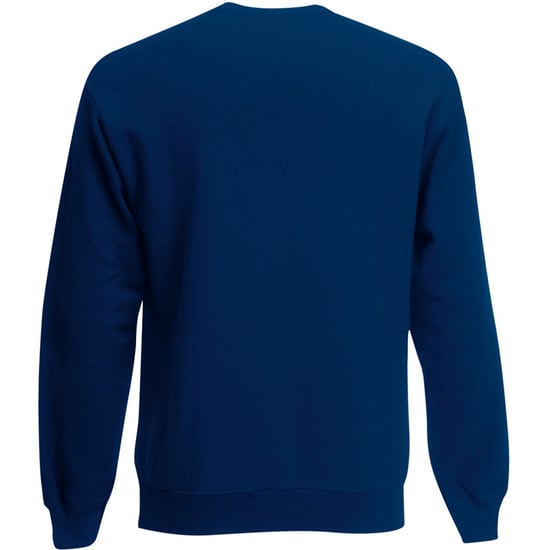 Fruit Of The Loom Mens Set-In Belcoro® Yarn Sweatshirt (Navy) - Image 2