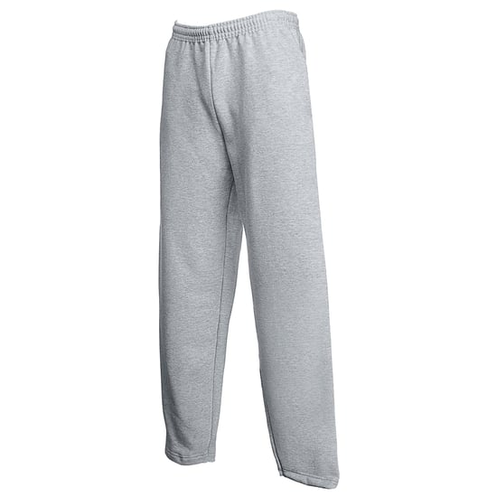 Fruit Of The Loom Mens Open Hem Jog Pants / Jogging Bottoms - Image 1