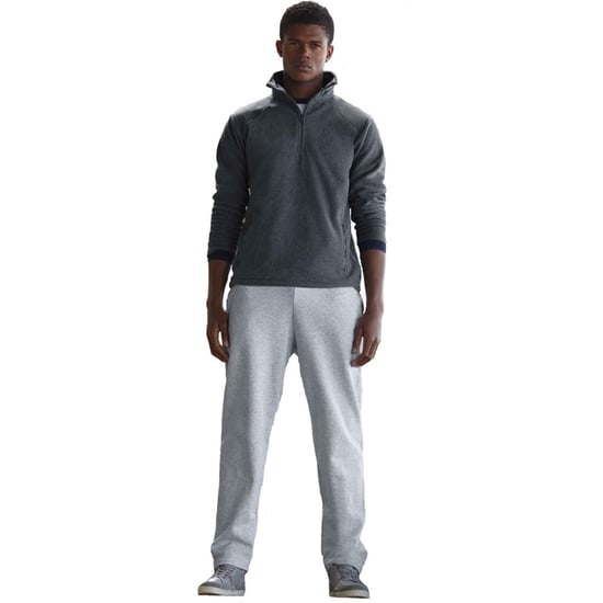 Fruit Of The Loom Mens Open Hem Jog Pants / Jogging Bottoms - Image 2