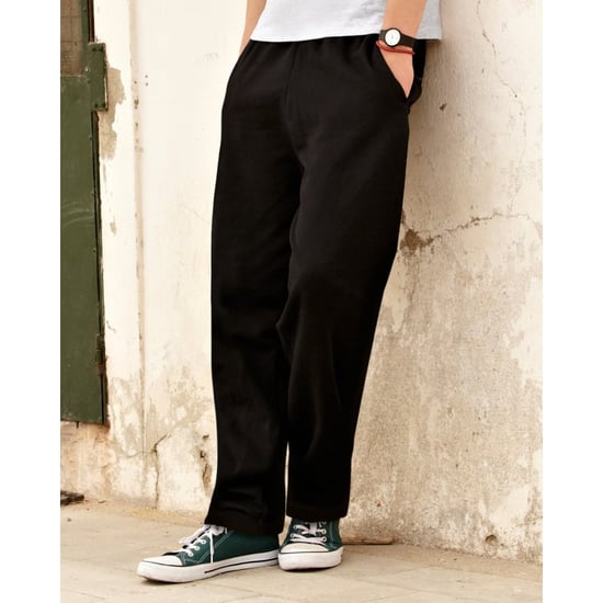 Fruit Of The Loom Mens Open Hem Jog Pants / Jogging Bottoms - Image 2